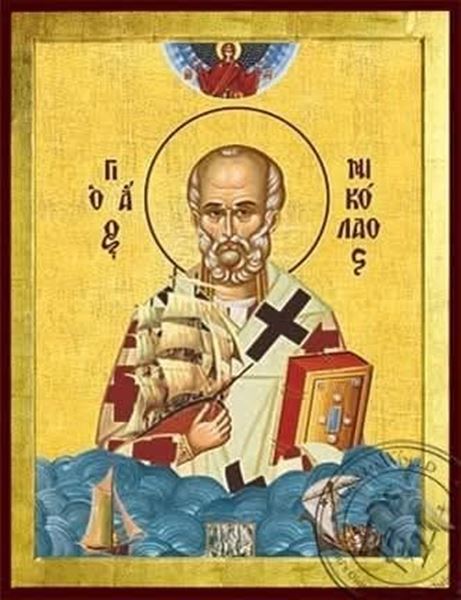 Picture of ICON ST NICHOLAS BISHOP (30 x 40cm)
